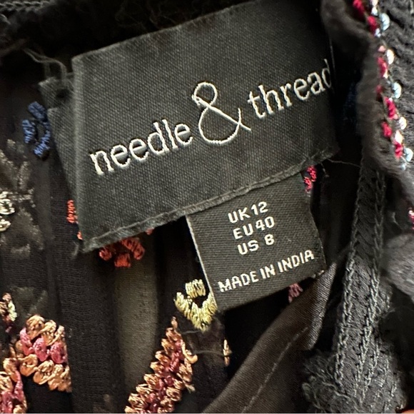 Needle & Thread | Florentine Embroidered Dress Size 8 - Picture 4 of 8